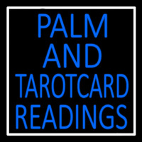 Blue Palm And Tarot Card Readings Neonkyltti