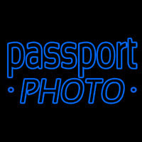Blue Passport Neonkyltti