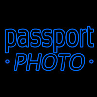 Blue Passport Neonkyltti