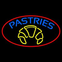 Blue Pastries Logo Neonkyltti