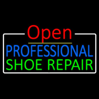 Blue Professional Green Shoe Repair Open Neonkyltti