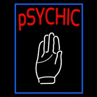 Blue Psychic With Palm Neonkyltti