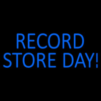 Blue Record Store Day Block Neonkyltti