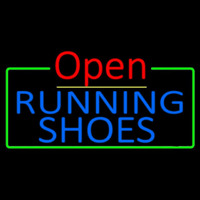 Blue Running Shoes Open Neonkyltti