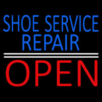 Blue Shoe Service Repair Open Neonkyltti