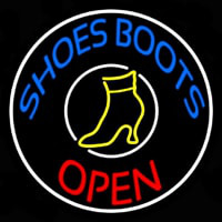 Blue Shoes Boots Open Neonkyltti
