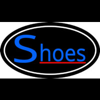 Blue Shoes Red Line Neonkyltti