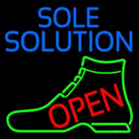 Blue Sole Solution Open Neonkyltti