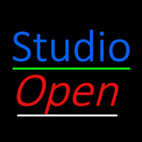 Blue Studio Red Open 1 Neonkyltti