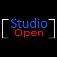 Blue Studio Red Open Border Neonkyltti