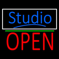 Blue Studio With Open 1 Neonkyltti