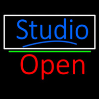 Blue Studio With Open 2 Neonkyltti