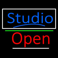 Blue Studio With Open 3 Neonkyltti