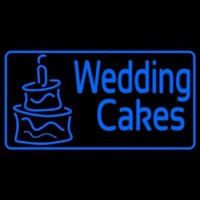 Blue Wedding Cakes Neonkyltti
