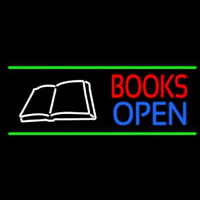 Book Open Logo Neonkyltti