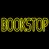 Book Stop Neonkyltti