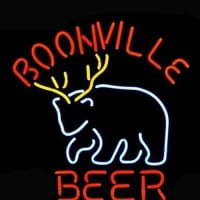 Boonville Deer Logo Pubi Kauppa Olut Baari Neonkyltti Joululahja