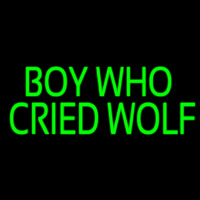 Boy Who Cried Wolf Neonkyltti