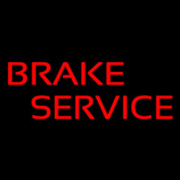Brake Service Red Neonkyltti