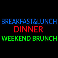 Breakfast And Lunch Dinner Weekend Brunch Neonkyltti