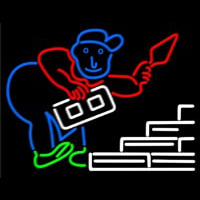 Bricklayert Neonkyltti