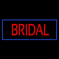 Bridal Rectangle Blue Neonkyltti