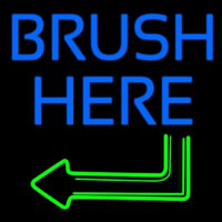 Brush Here Neonkyltti