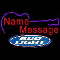 Bud Light Acoustic Guitar Beer Sign Neonkyltti