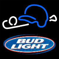 Bud Light Baseball Beer Sign Neonkyltti