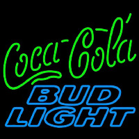 Bud Light Coca Cola Green Beer Sign Neonkyltti