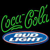 Bud Light Coca Cola Green Beer Sign Neonkyltti