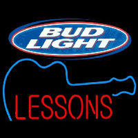 Bud Light Guitar Lessons Beer Sign Neonkyltti