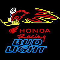 Bud Light Honda Racing Woody Woodpecker Crf 250450 Beer Sign Neonkyltti