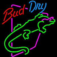Bud Light Lizard Iguana Beer Sign Neonkyltti