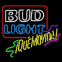 Bud Light Que Movida! Beer Sign Neonkyltti