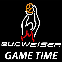Budweiser Basketball Gametime Beer Sign Neonkyltti