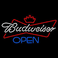 Budweiser Blue Open Neonkyltti