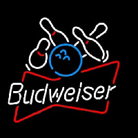 Budweiser Bowling Ball Neonkyltti