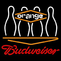 Budweiser Bowling Orange Neonkyltti