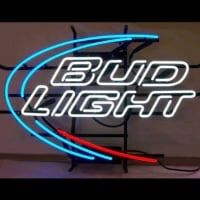 Budweiser Bud Light Beer Bar Handcrafted Neonkyltti