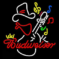 Budweiser Cowboy Guitar Neonkyltti