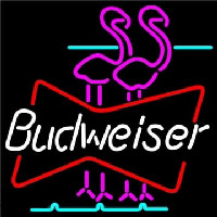 Budweiser Flamingo Neonkyltti