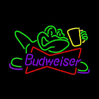 Budweiser Frog Neonkyltti
