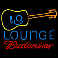 Budweiser Guitar Lounge Beer Sign Neonkyltti