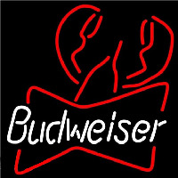 Budweiser Lobster Beer Sign Neonkyltti