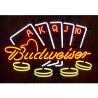 Budweiser Poker Neonkyltti