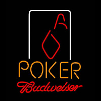 Budweiser Poker Squver Ace Neonkyltti