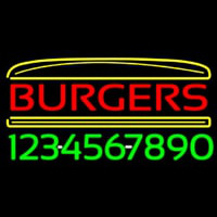 Burgers Inside Burger With Phone Number Neonkyltti