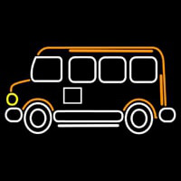 Bus Icon Neonkyltti