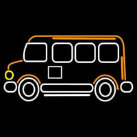 Bus Icon Neonkyltti
